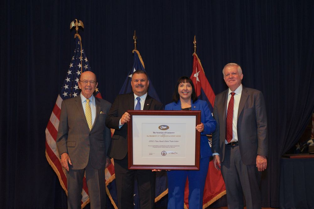 VAGTC receives presidential award for export service